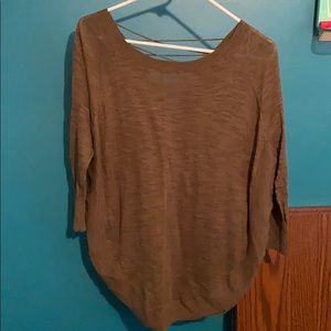 Express olive green sweater
